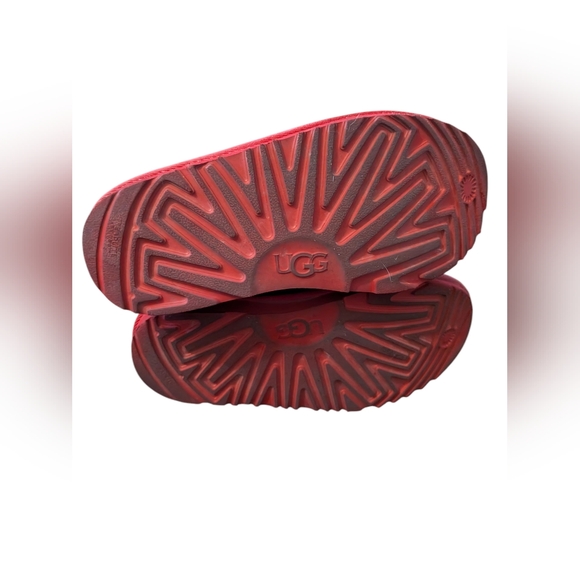 Ugg Red Kids Lace up Boots - Picture 4 of 4